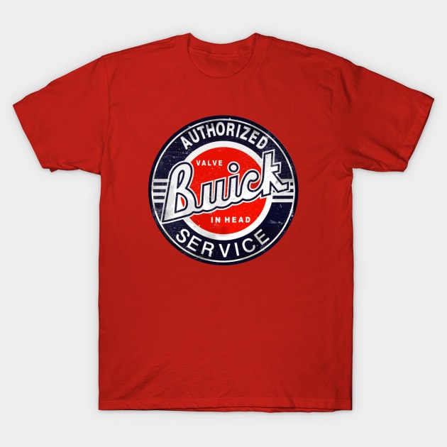 Buick Motors vintage sign T-Shirt by ploxd